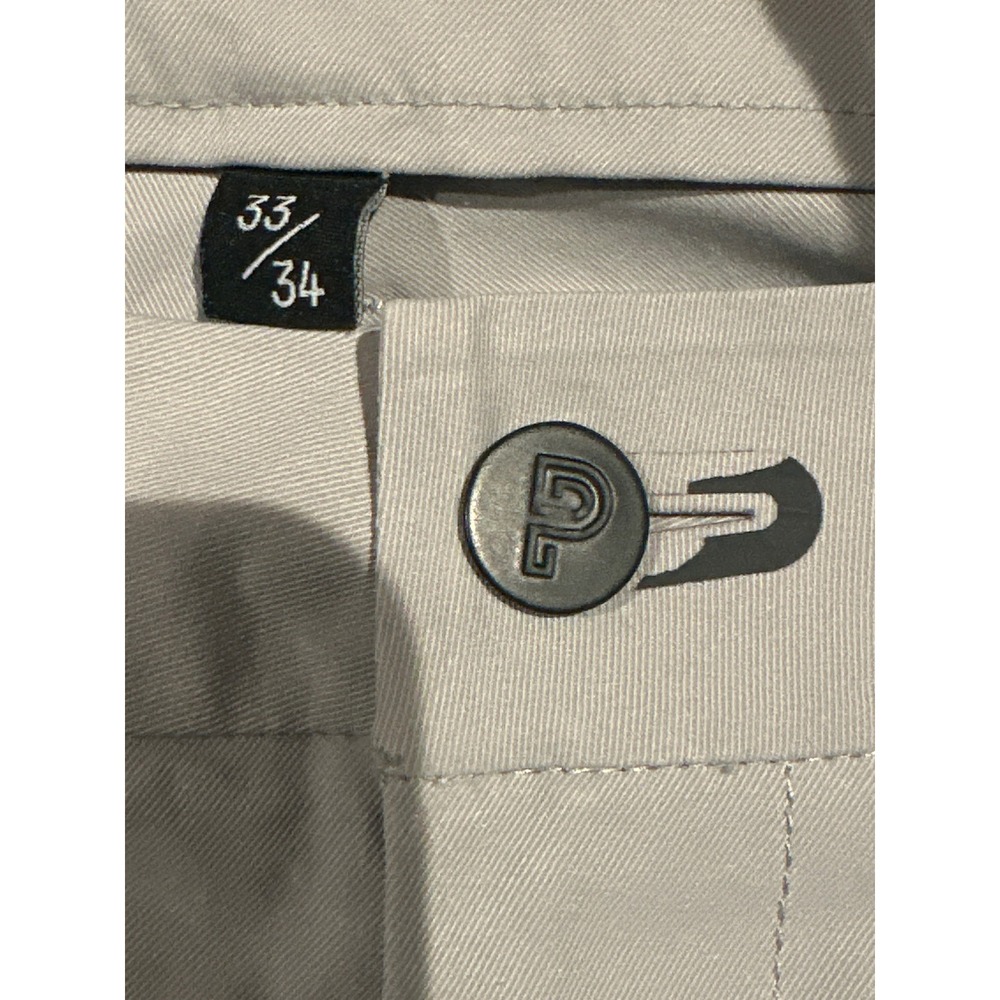 Public Rec Workday Pants Men 33/34 Actual 34x31.5 Khaki 5 Pocket Performance - Picture 5 of 7